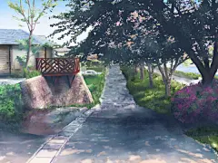 【微图秀】在我们慢慢逝去的时间里，我们曾经的小情怀随着时间的流逝慢慢逝去 - 绘画艺术 #插画# #采集大赛#