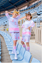 Estherloveschuu tee+pants set by 츄(chuu) : ♥ 에스더러브스츄 시즌4 오픈! ♥츄X에스더러브스유 콜라보 반팔반바지 세트♡ 핑크 톤으로 영문,숫자,토끼나염이 더해져 사랑스러움 업업♡                                                                                                             PRODUCT INFO    오