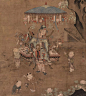 明·吕文英《货郎图·春景》（局部）

现藏于日本东京艺术大学资料馆