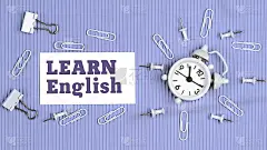 学习英语-名片上文字的概念。工作和学习理念