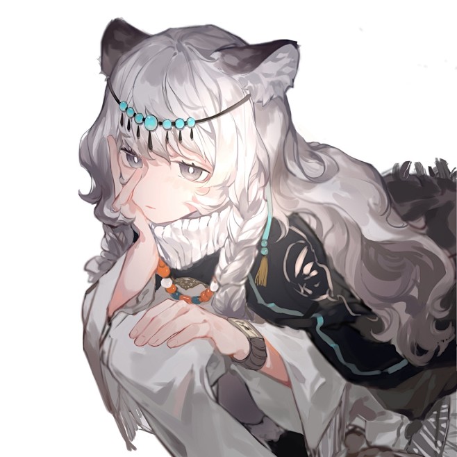 #初雪 明日方舟_初雪 - IRis的插...