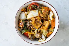 豆豉青菜豆腐。