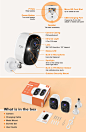 Amazon.com : Dzees Outdoor Camera Wireless, Battery Powered WiFi Surveillance Camera for Home Security System with Siren Alarm & Spotlight, Motion Detection, Color Night Vision, IP65 Waterproof Cloud/SD-2-Pack : Electronics