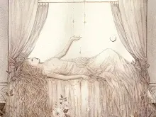 青木由莉子（枯葉庭園）插画