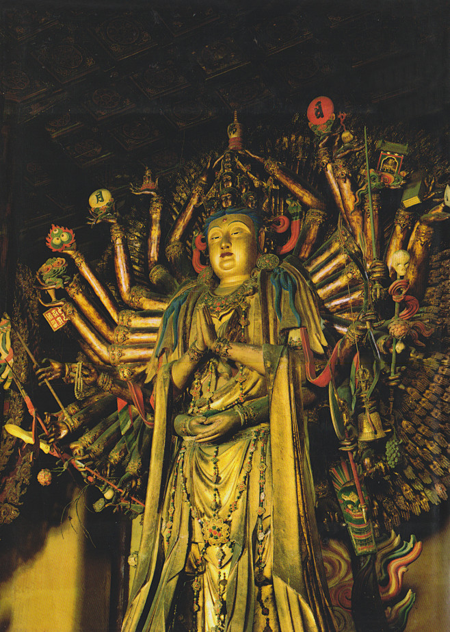 千臂千钵千释迦文殊菩萨明代崇善寺2