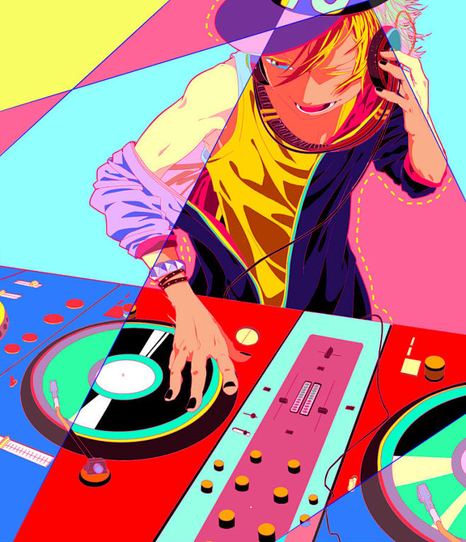 播放唱片─DJ的插画作品特辑 : DJ（...