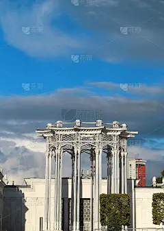 美丽的照片的文化馆