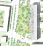 巴黎综合理工学校学习中心建筑景观设计平面图 #zoscape# #花园zoscape# #景观平面图#