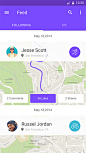 一套完整的运动UI界面设计 #UI#