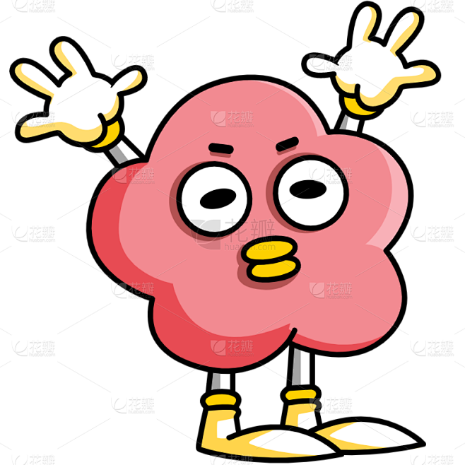 卡通-可爱doodle风元素-SVG-举...