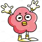 卡通-可爱doodle风元素-SVG-举手