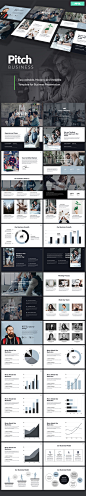 商业推销-幻灯片模板ppt模板演示模板PPT模板Business Pitch - Powerpoint Template - PowerPoint Templates Presentation Templates机构、清洁、公司、甲板、graphicriver,现代,新的球场,pitchdeck,演讲中,职业,专业,slidehack,幻灯片,幻灯片,模板,主题,xnote agency, clean, corporate, deck, graphicriver, modern, new, pitch, 