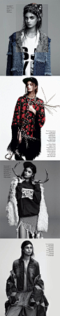 泰勒玛丽・希尔-“怪胎”Amica杂志-休闲吉普赛街道的容貌时装秀封面大图