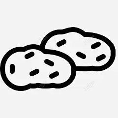 土豆红薯淀粉图标 食物 icon 标识 标志 UI图标 设计图片 免费下载 页面网页 平面电商 创意素材