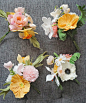 Multicolor Pastel Handmade Crepe Paper Flower Mother's Day image 9