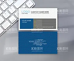 蓝色名片  - 源文件下载【酷图网】名片,简约名片,名片模板,公司名片,名片设计,创意名片,销售名片,总监名片,经理名片,