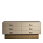 Loft Double 6-Drawer Dresser - Daytona