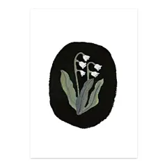 ANNA英国Gemma Koomen海报小清新花卉插画家居餐厅卧室装饰画画芯-淘宝网