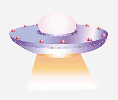 矢量科幻飞船图案图标 https://88ICON.com 矢量 卡通手绘 科幻飞船 宇宙飞船 火箭飞船 图案图标