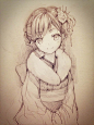 『落描き 手描き集』绘画 素材 鉛筆集 手绘 线稿 Pixiv[侵删] 鉛筆で描いたのをちょこっと。ジャンル別々ですみません。【id=40781049 畫師：ももこ】