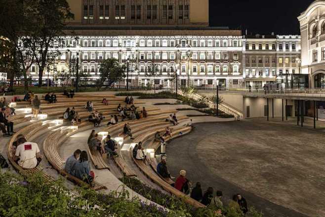 莫斯科街道广场公园 / Wowhaus ...