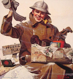 胡斯乐采集到画师——norman rockwell