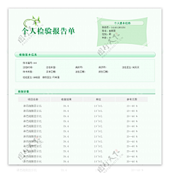 雨字头的小号采集到体检报告