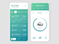 Loops dashboard blood pressure date change list progress bar loading calendar filter days activity heart beat steps counter graph dashboard infographic chart