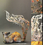 #绘画参考# 加拿大雕塑家 Ellen Jewett 的幻想生物雕塑作品，栩栩如生，正爆了！\(≧▽≦)/