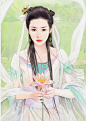 古风.插画. 唯美. 手绘. 壁纸 .美图. 古装…