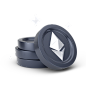 Ethereum Coins 3D Icon