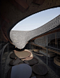 Archi-Union references calligraphy in roof of Inkstone House cultural centre