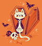 Vampire Kitty : Tis the season for spooky cats!