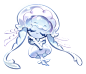 Frilled Jellyfish Cookie: My jellyfish told me a new story. Would you like to hear? Frilled Jellyfish Cookie(프릴해파리맛 쿠키, pulilhaepali-mat kuki) is an Epic Cookie released in the third part of the A Mermaid's Tale update (v4.10). She is of the type and her 