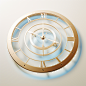 liujunjun__Empty_blue_spinner_with_roman_numerals_on_white_back_01e87425-86a1-4d33-b7af-5f2d888eeea7