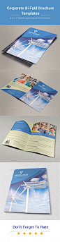 Corporate Bi-Fold Brochure Template - Corporate Brochures