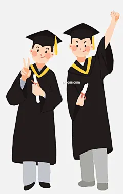 穿学士服的毕业学生图片大小2438x3853px 图片尺寸625.82 KB 来自PNG搜索网 pngss.com 免费免扣png素材下载！毕业#毕业季#插画#大学生#怀念#记忆#结业#金融#卡通手绘#流年#青春#手绘#文凭#
