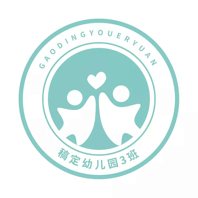 幼儿园班徽爱心标志logo