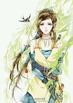 侵歉删，水彩，水粉，临摹素材，小熊绅士，森森野，唯美壁纸，高清，星空，海洋，动物，鹿，人物，森系，花朵,意境，梦幻喜欢关注我哦～