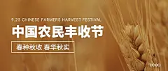 通用中国农民丰收节宣传实景公众号首图