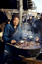 旧影专辑：彩色胶片记录的四十年代中国 #食物#