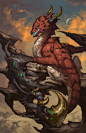 christina-yen-2014-zodiac-dragons-scorpio.jpg (582×900)