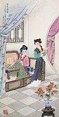 【蔡云国画人物作品欣赏】