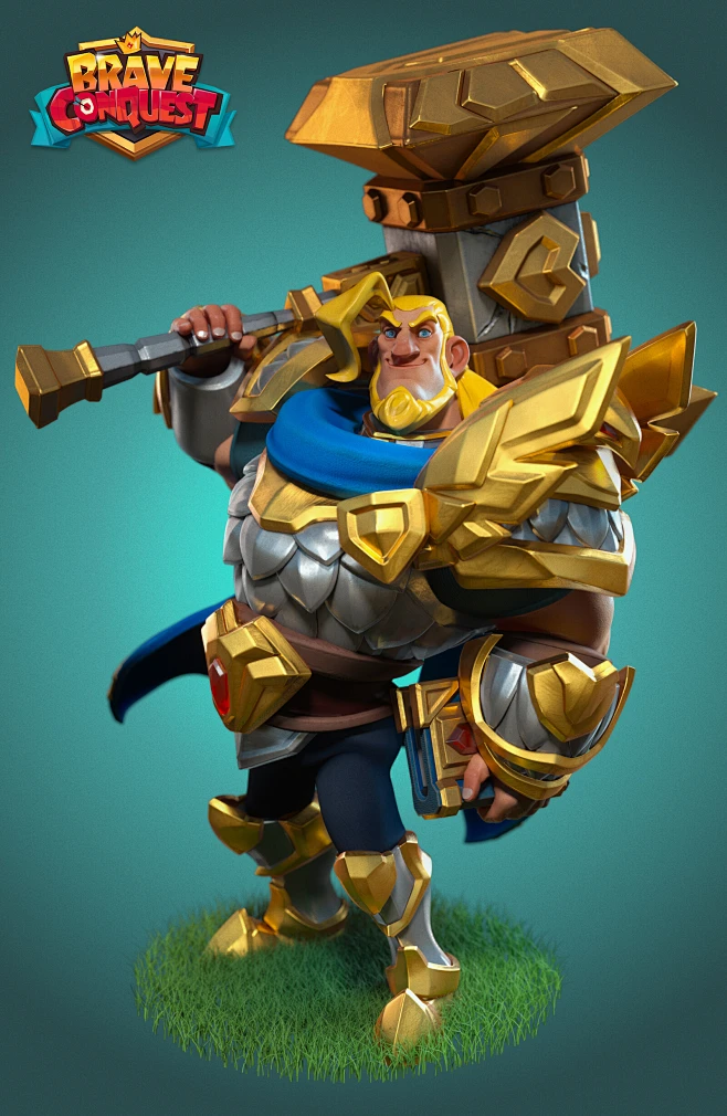 Paladin, CHEN LONGFEI : Paladin in brave conquest 2d design comes from ...