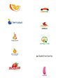 50个以蔬果为元素的logo设计