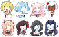 Dollie Chibi Batch 1 by toastilie on deviantART