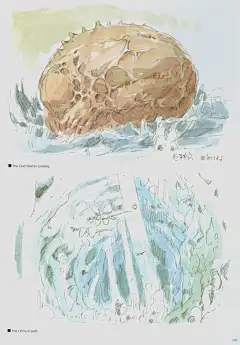 宫崎骏《风之谷》原画连载_看图_西北大学吧_百度贴吧