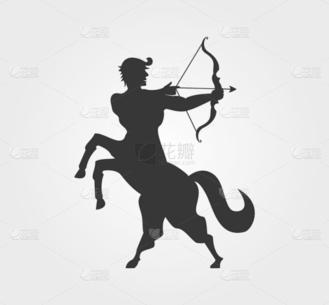 简单的图标: 射手座