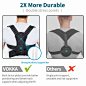 Amazon.com: VOKKA Posture Corrector for Men and Women, Spine and Back Support, Providing Pain Relief for Neck, Back, Shoulders, Adjustable and Breathable Back Brace Improves Posture and Provides Back Support L: Health & Personal Care
