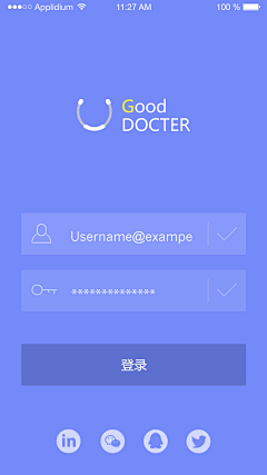 超级厉害小狮子采集到APP — 登录页